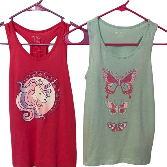 Two Childrens Place tanks