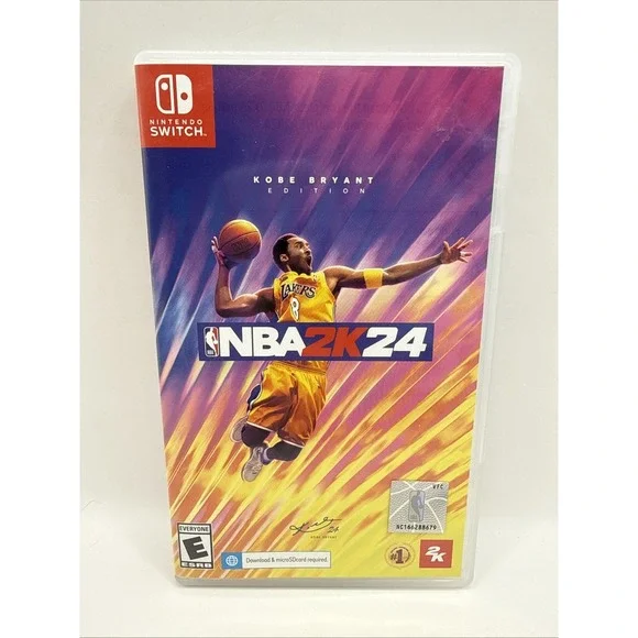 NBA 2K24 Kobe Bryant Edition Nintendo Switch Game w/Case‎
