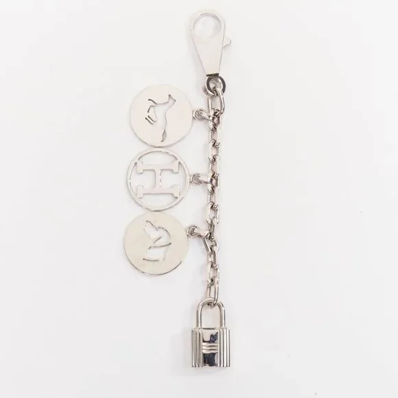 Hermes Lock H Logo Bag Charm Chain