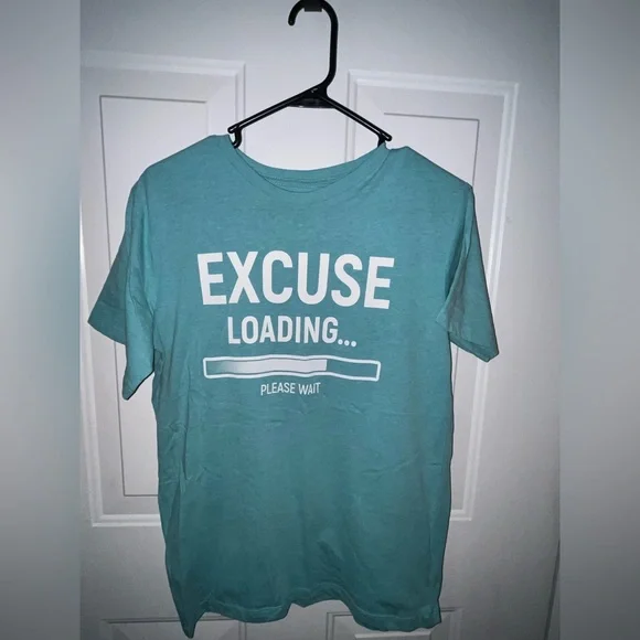 EUC Children’s Place Boy’s “Excuse Loading…Please Wait” Tee - Sz XXL/16