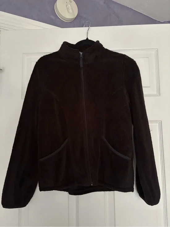 The Children's Place Black Fleece Zip-Up Jacket