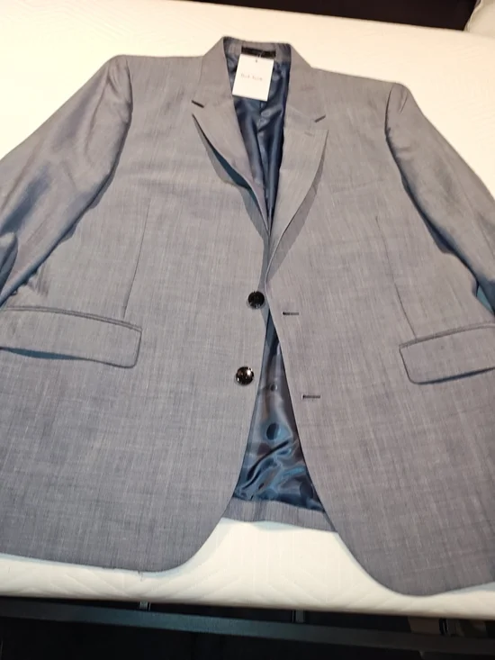 Men's Light Gray Two-Button Suit Paul Smith 46x32 R