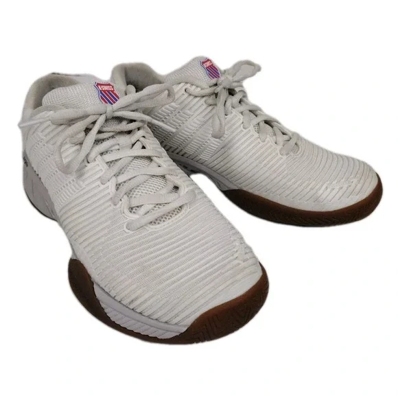 K-Swiss Surgelite Womens Sneakers 94397-954 White Blue Dura Wrap  US Size 9