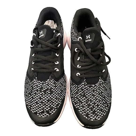 Under Armour UA GGS Charged Vantage Knit Running Sneakers Size 6.5Y