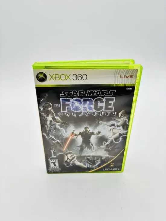 Star Wars: The Force Unleashed (Microsoft Xbox 360, 2008) CIB Complete / Tested