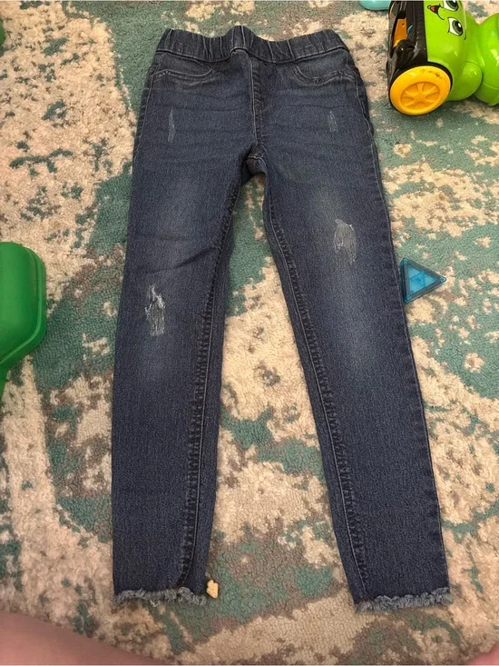 The Children's Place dark blue distressed kids' skinny jeans