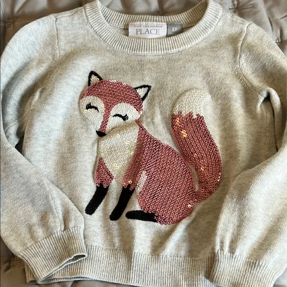 5 for 25$ The Children's Place Light Gray Knit Sweater