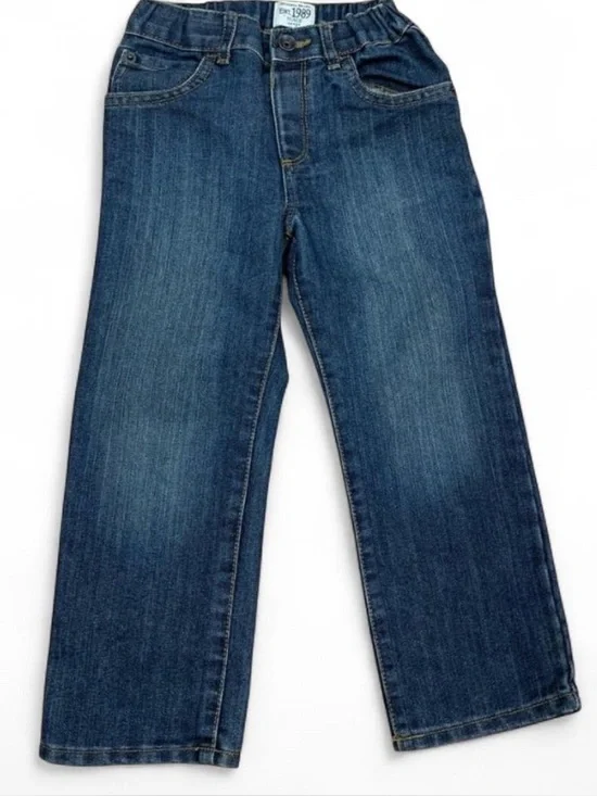 Dark Wash Straight Leg Jeans