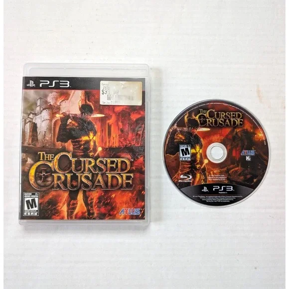 The Cursed Crusade No Manual Sony PlayStation 3 2011 Atlus Tested Working