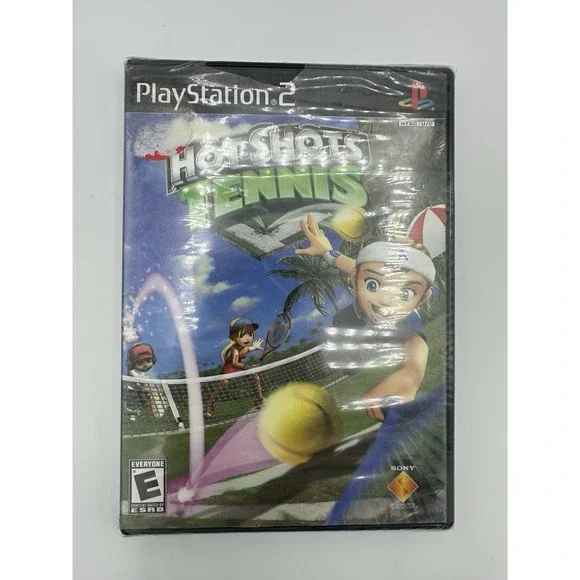 Hot Shots Tennis PS2 Sony PlayStation 2 Black Label Shrink Wrapped NTSC - New