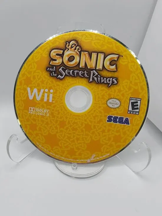 Sonic Secret Rings Wii Disc Only Tested Scratched