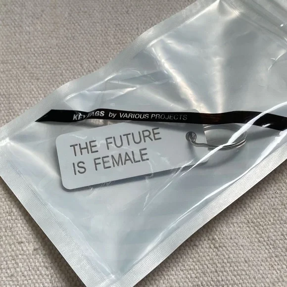 Various Projects The Future Is Female Keytag Acrylic OS