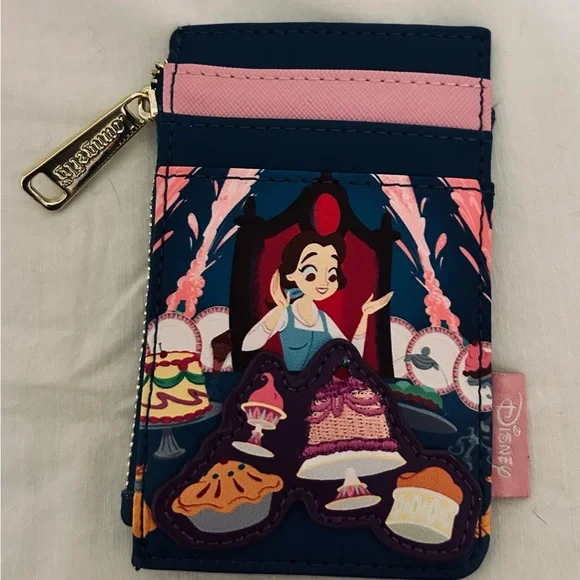 Loungefly Disney Beauty And The Beast-Be Our Guest Cardholder/NWOT