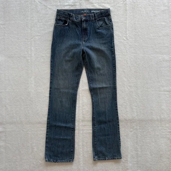 The‎ Children's Place Girls Bootcut Jeans Size 18S Dark Wash
