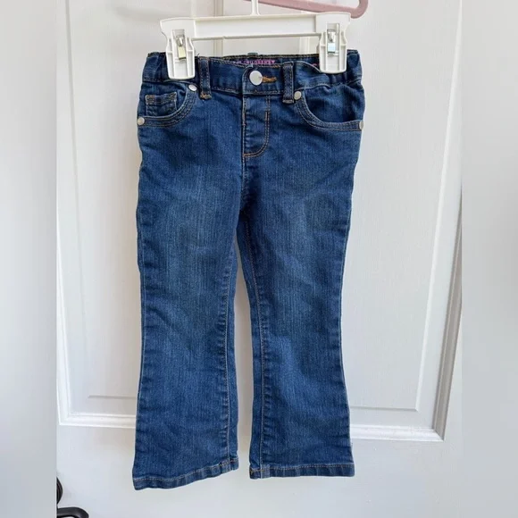 NWOT The Children's Place 3T Girls Denim Bootcut Jeans Pants