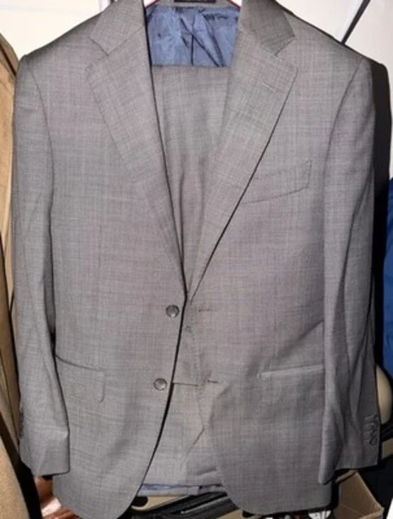 SuitSupply Zignone Tropical Wool 2 Piece Suit 34R 30x32