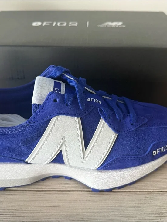 New Balance x Fig Royal Blue Suede 327