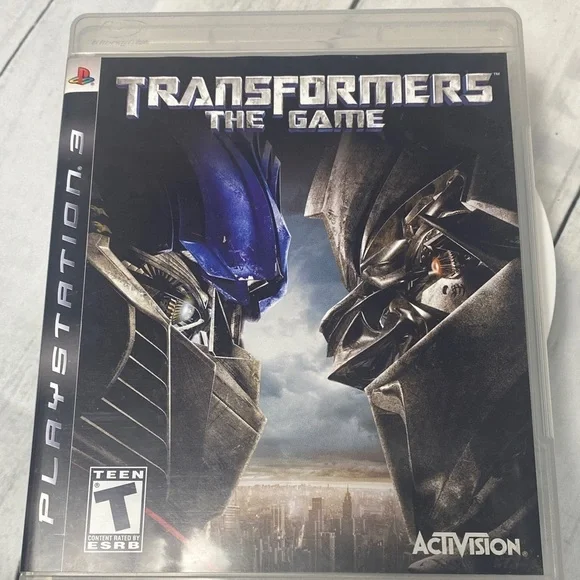 Transformers: The Game for PlayStation 3 - 2007- Black and Blue