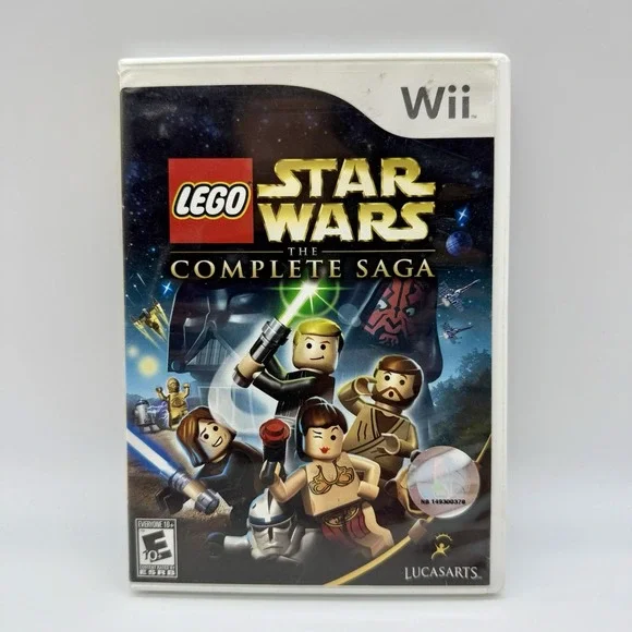 Lego‎ Star Wars The Complete Saga For Nintendo Wii Game And Case Tested