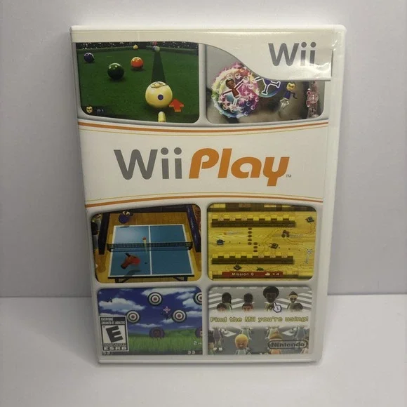 Nintendo Wii Play Nintendo Wii Multiplayer Party Sports Billiards Tennis Manual