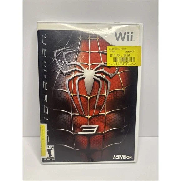 Spiderman 3 • Nintendo Wii • 2007 • Complete w/ Manual • Tested