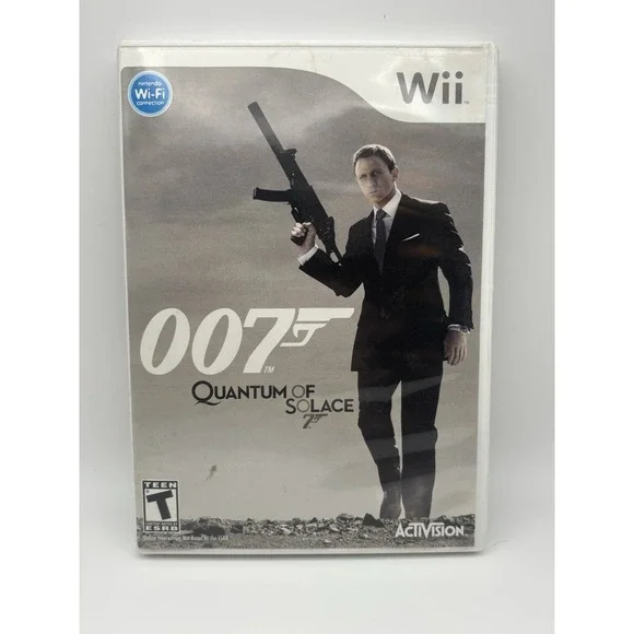 James Bond 007: Quantum of Solace Nintendo Wii 2008 Complete CIB