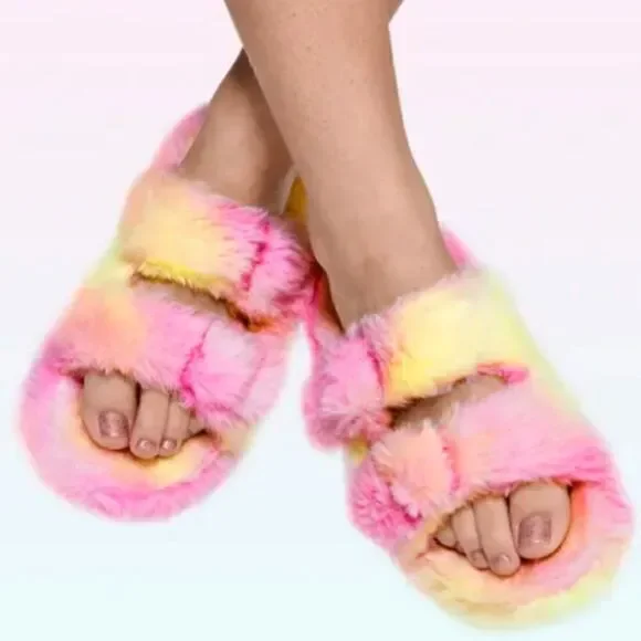 Children’s Place X Sugar & Jade Allover Tie Dye Double Buckle Slippers