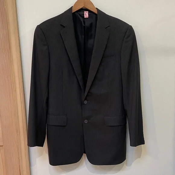 Ralph Lauren wool blazer pin stripes