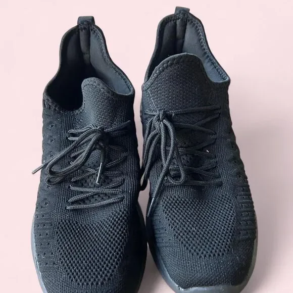 Black work sneakers