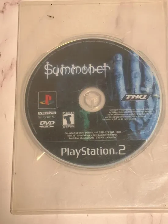 Summoner (Sony PlayStation 2, Ps2) Game Only Tested & Works