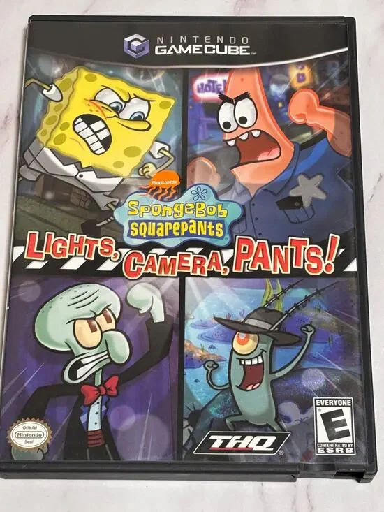 SpongeBob SquarePants: Lights, Camera, Pants (Nintendo GameCube, 2005) No Game