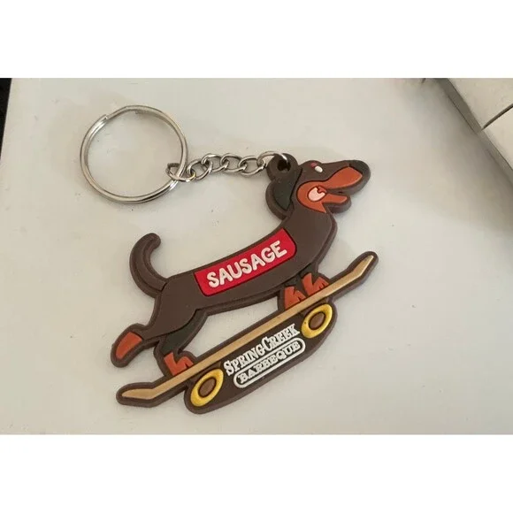 Spring Creek BBQ “Sausage Dog” Keychain