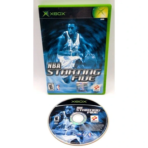 NBA STARTING FIVE XBOX GAME GAME & CASE‎