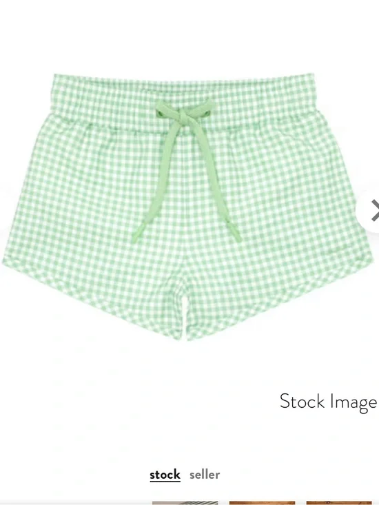 Boys Palm Gingham Boardie