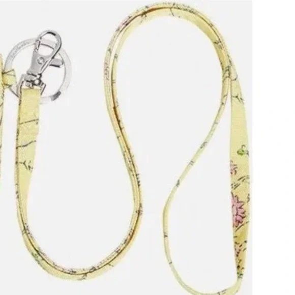 Vera Bradley ReActive Lanyard Sunlit Garden Floral Yellow 26692-12550 NWT