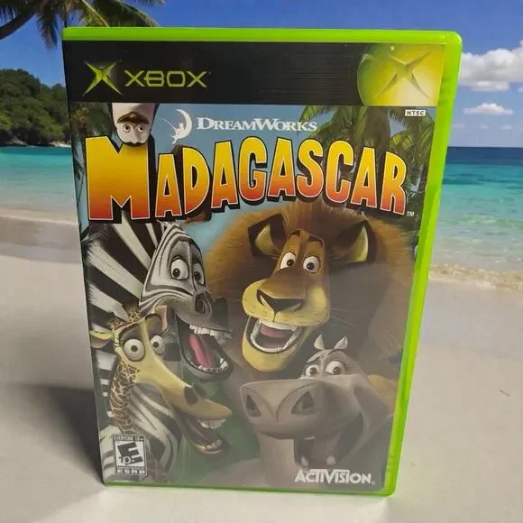 Madagascar Microsoft Xbox 2005 Retro Video Game CIB Complete‎ Black Label
