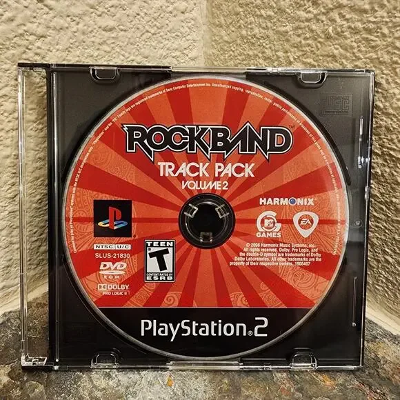 Game - Rock Band Track Pack Vol. 2 - PS2