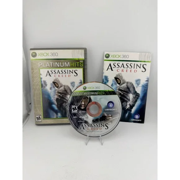 Assassins Creed Xbox 360 Platinum Hits CIB Complete with Manual‎ Ubisoft 2007