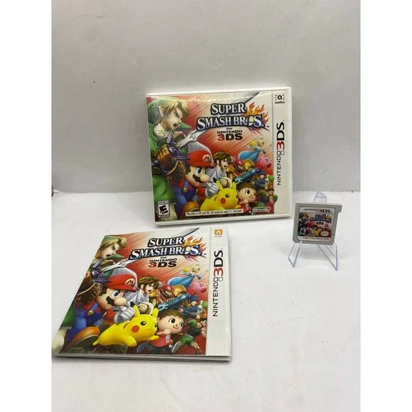 Nintendo Super Smash Bros. Nintendo 3DS Game Manual Included CIB SSB