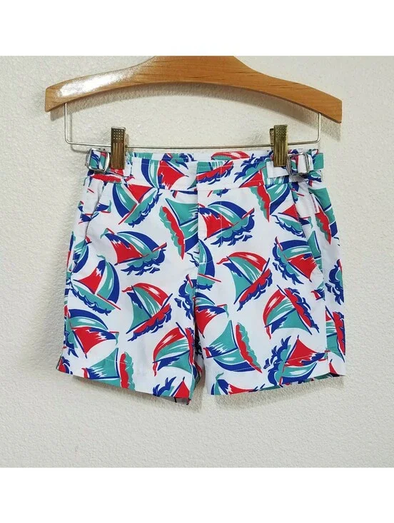 Orlebar Brown Kid's Swim Trunks w/Bag