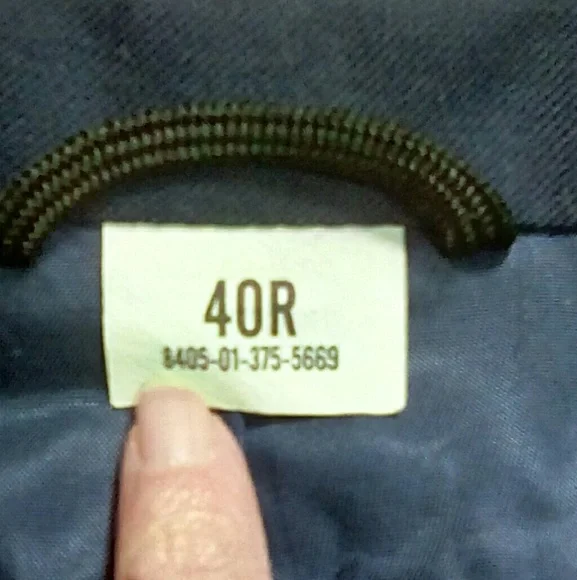 Military Blazer 40R, all buttons, faux pockets
