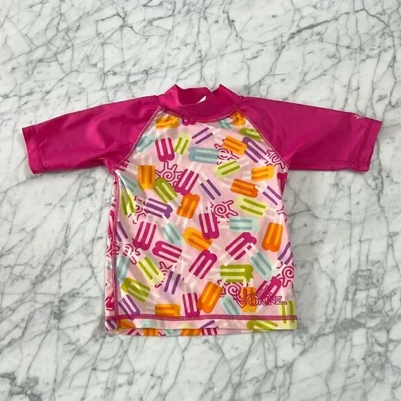 UV Skinz Popsicle rash guard Sz 4T