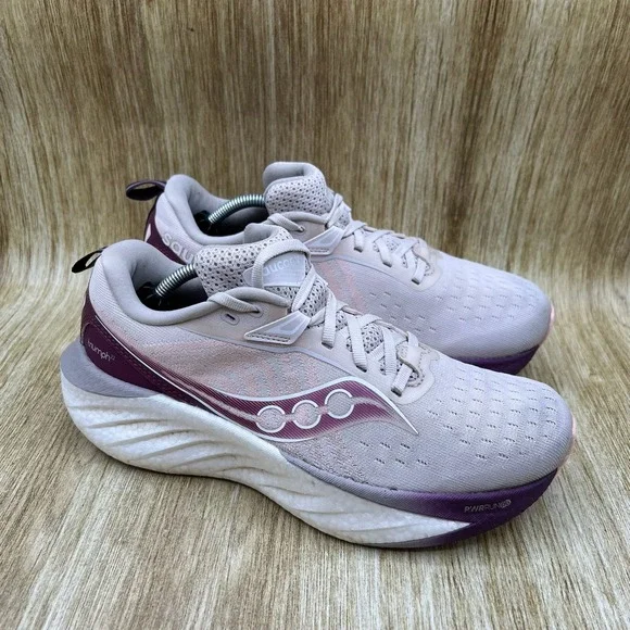 Saucony Triumph 22 Women's Size 8.5 Mauve Purple Running Shoes S10964-240