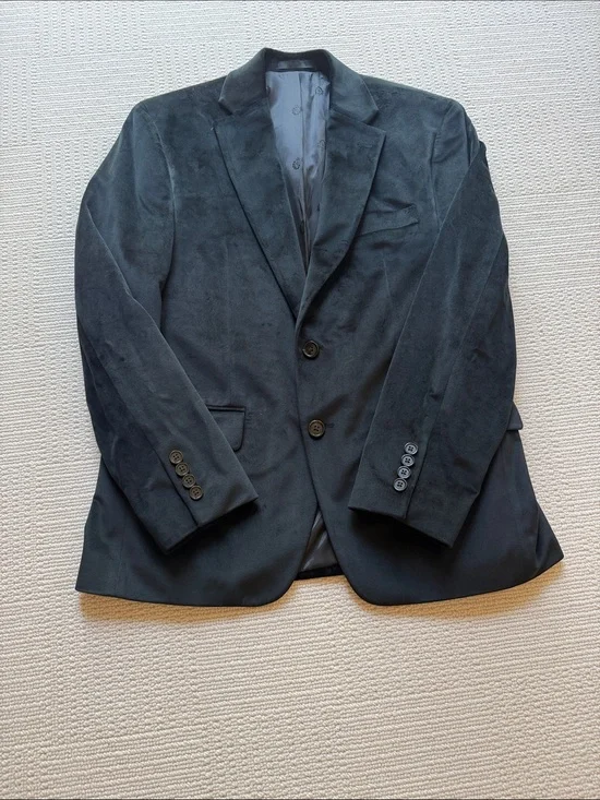 Ralph Lauren Men's Black Suede Sport Coat Blazer Size 38S