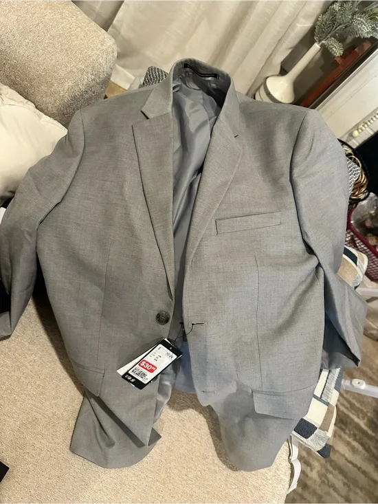 Men's Light Gray Blazer - Classic Tailored Jacket