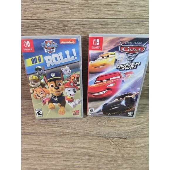 Lot Of 2 Switch Games. Patrol On A Roll! & Cars 3 Driven To Win Nintendo Switch