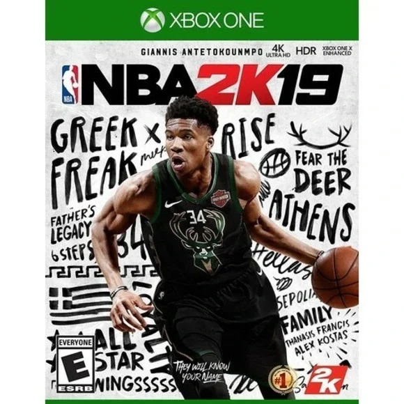NBA 2K19 (Microsoft Xbox One 4, 2018) (Basketball) (Complete w/ Manual) 🎮🎮🎮