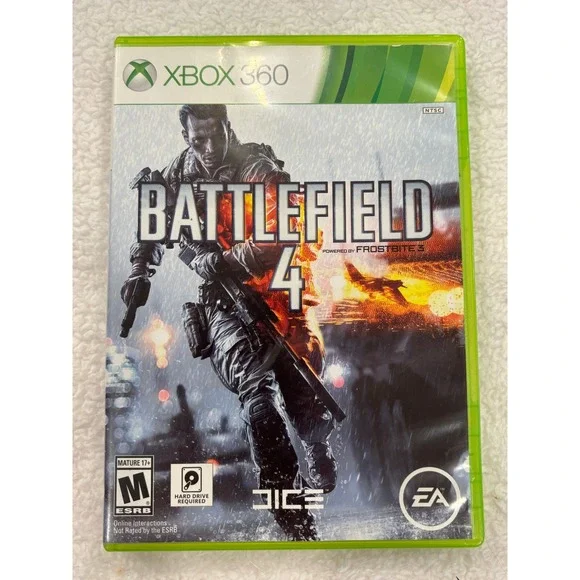 Battlefield 4 Xbox 360 EA DICE 2-Disc Set First Person Shooter FPS Game