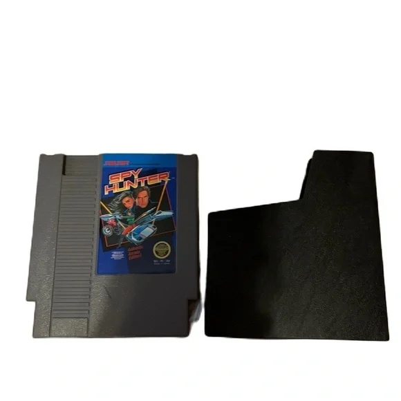Spy Hunter Game Cartridge - Gray Nintendo NES Video Game Vintage 1987