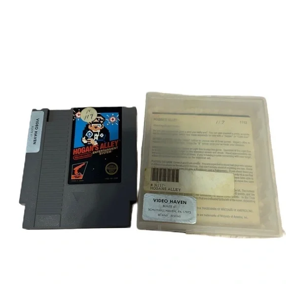 Nintendo Hogan's Alley Game Cartridge Entertainment System, 1985 Video NES